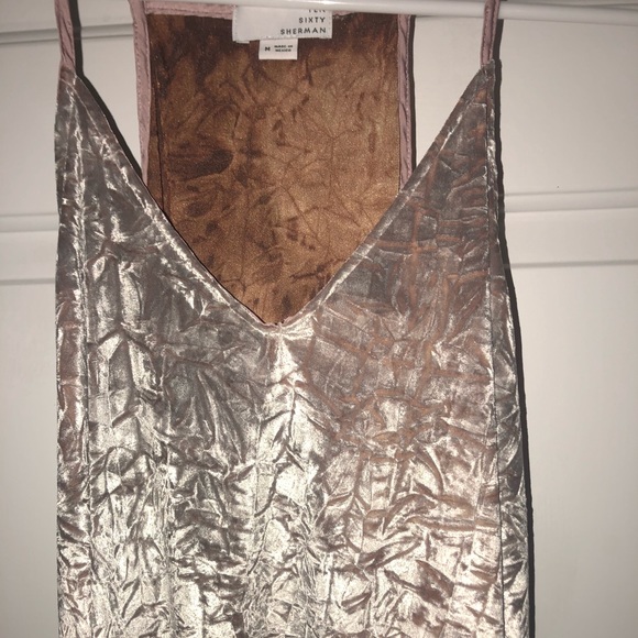 Ten Sixty Sherman Tops - Crushed velvet tank